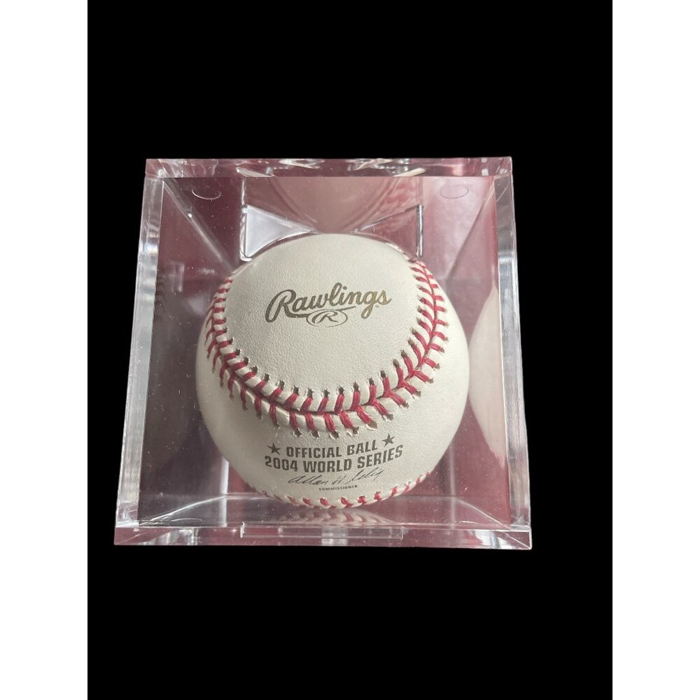 2004 World Series Signed MLB Johnny Damon Authenticated Baseball Sports Memorabi